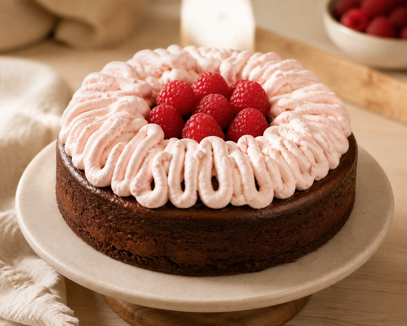 Close-up of a creamy slice of Chocolate Basque
